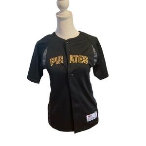 Vintage Women’s Pittsburgh Pirates Baseball Jersey Button Down Size Small
